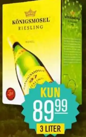 Priss Konigsmosel Riesling 3 Liter tilbud