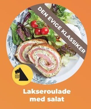 Netto Lakseroulade med salat tilbud