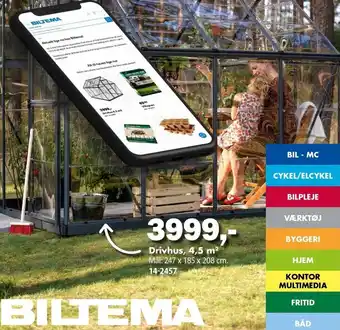 Biltema Biltema Drivhus 4,5 m² tilbud