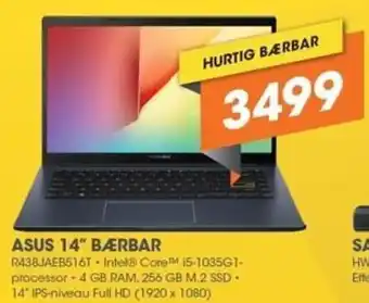 Expert Asus 14 Bærbar R438JAEB516T tilbud