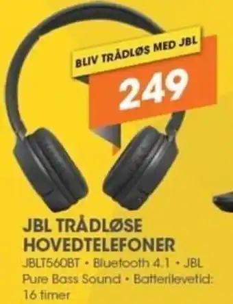 Expert JBL Trådløse Hovedtelefoner JBLT560BT tilbud