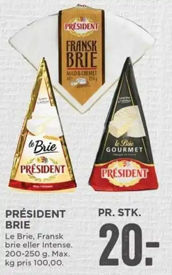 MENY Président Brie 200-250g tilbud