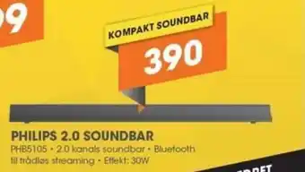 Expert Philips 2.0 Soundbar tilbud