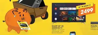 Expert Sharp 40" 4K Android Tv tilbud