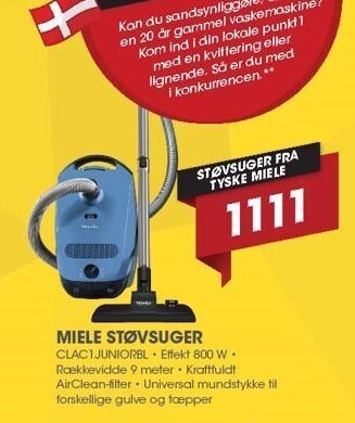 Punkt1 Miele støvsuger tilbud