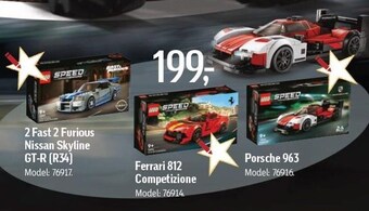 Føtex 2 fast 2 furious nissan skyline gt-r, ferrari 812 competizione eller porche 963 tilbud