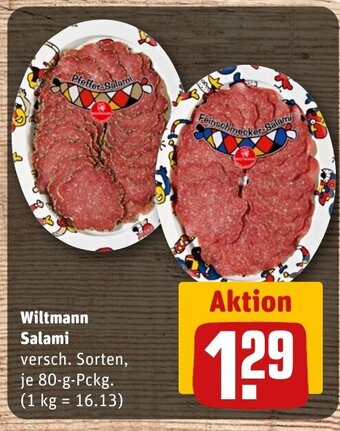 REWE DE Wiltmann Salami tilbud