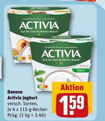 REWE DE Danone Activia Joghurt tilbud