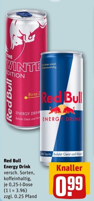 REWE DE Red Bull Energy Drink tilbud