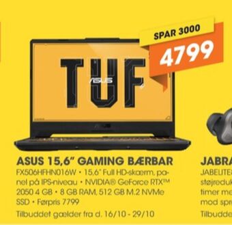 Expert Asus bærbar pc tilbud