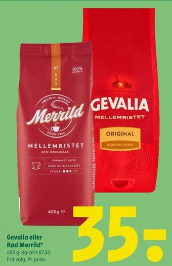 Coop 365 Gevalia eller Rød Merrild tilbud