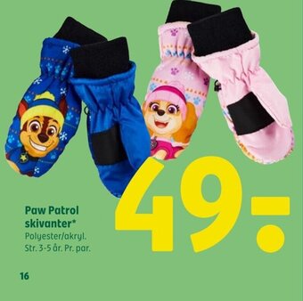Paw Patrol skivanter