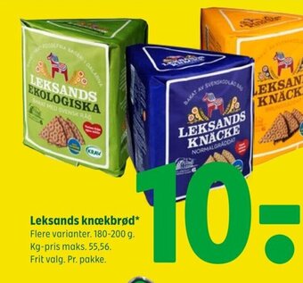 Coop 365 Leksands knæekbrød tilbud