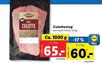 Lidl Culottesteg tilbud