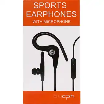 Fleggaard Leki bycph sports earphones w. mic. - minijack tilbud