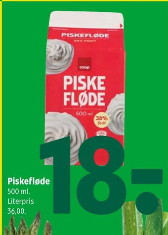 Coop 365 Piskefløde tilbud