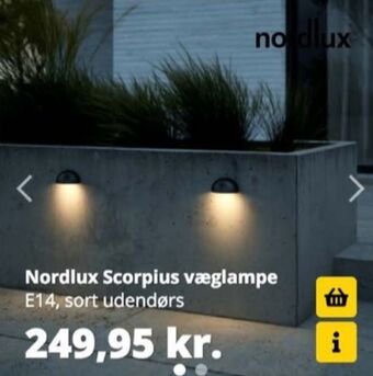 Scorpius væglampe