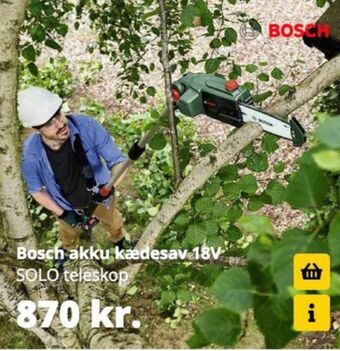 10-4 Byggecenter Bosch kædesav tilbud