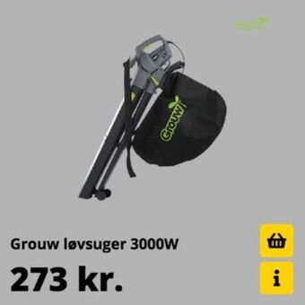 10-4 Byggecenter Grouw løvsuger tilbud
