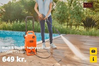 10-4 Byggecenter Black&decker højtryksrenser tilbud