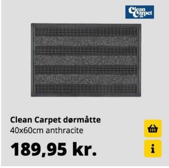10-4 Byggecenter Clean carpet dørmåtte tilbud