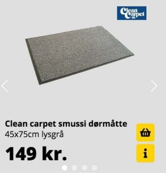 10-4 Byggecenter Clean carpet dørmåtte tilbud