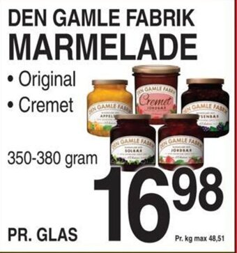 ABC Lavpris DEN GAMLE FABRIK MARMELADE tilbud