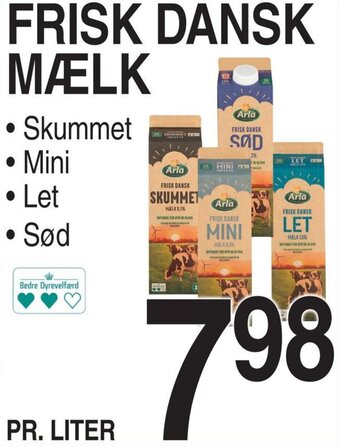 ABC Lavpris FRISK DANSK MÆLK Arla tilbud