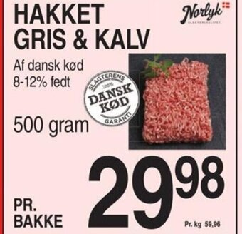 ABC Lavpris HAKKET GRIS & KALV tilbud