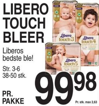 ABC Lavpris LIBERO TOUCH BLEER tilbud