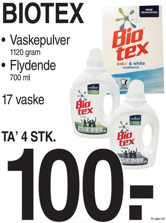 ABC Lavpris BIOTEX tilbud