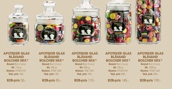 APOTEKER GLAS BLÅVAND BOLCHER MIX