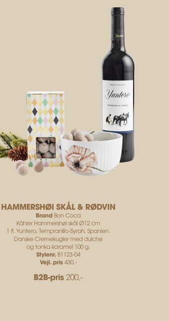 HAMMERSHØI SKÅL & RØDVIN