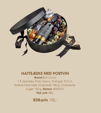 HATTEÆSKE MED PORTVIN