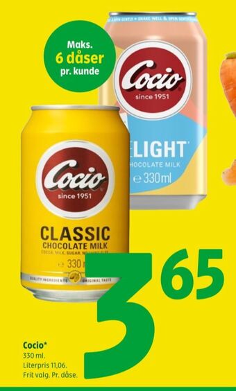 Coop 365 Cocio chokolademælk classic tilbud