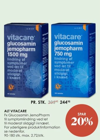 Matas Vitacare kosttilskud tilbud