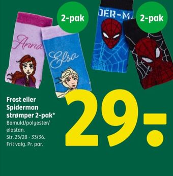 Coop 365 Disney strømper tilbud