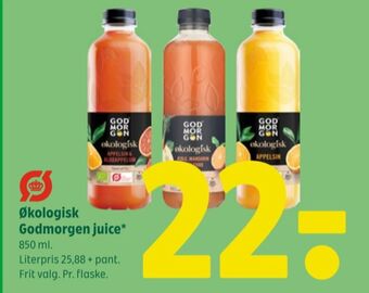 Coop 365 Godmorgen appelsinjuice blodappelsin tilbud