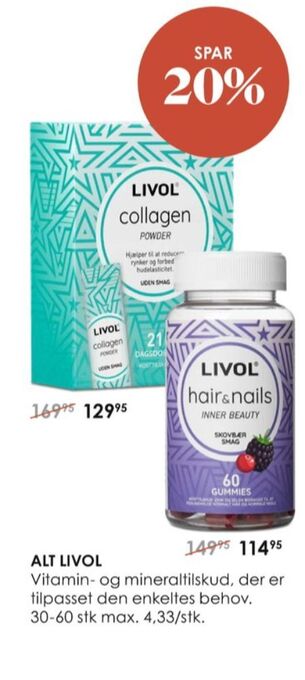 Matas Livol multi vitaminer tilbud