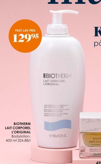 Matas Biotherm bodylotion tilbud