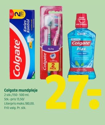 Coop 365 Colgate tandpasta tilbud