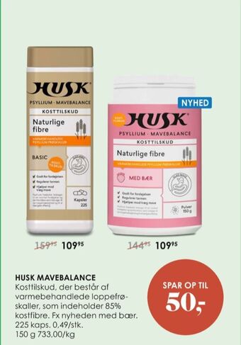 Matas Husk kosttilskud tilbud