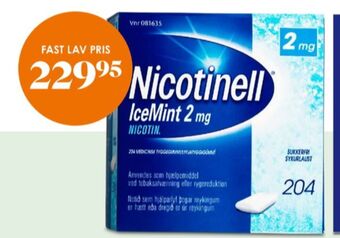 Matas Nicotinell nikotintyggegummi tilbud