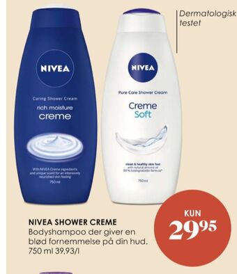 Matas Nivea bodyshampoo tilbud