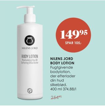 Matas Nilens jord bodylotion tilbud