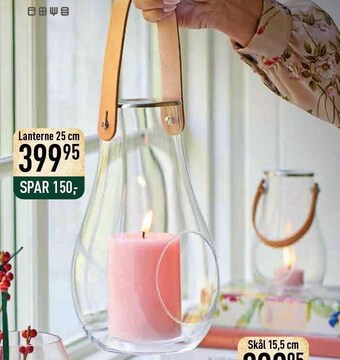 Latnerne 25 cm eller skål 15,5 cm