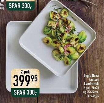 Imerco Legio nova fadsæt kvadratisk tilbud