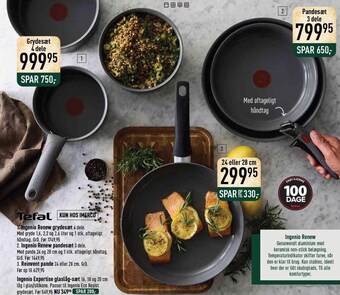 Imerco Tefal grydesæt tilbud