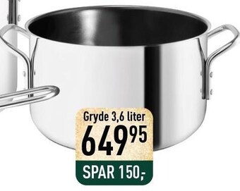 Imerco Gryde 3,6 liter tilbud