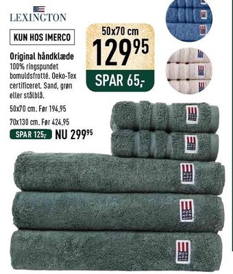 Imerco Original håndklæde tilbud